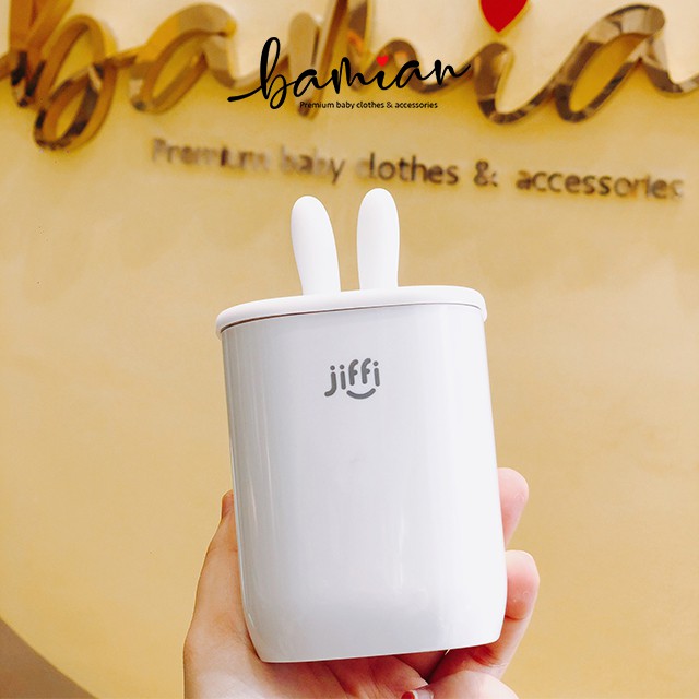 Máy hâm sữa cầm tay mini JIFFI 3.0 không dây cắm sạc usb siêu tiện lợi(đã bao gồm cổ nối hegel)