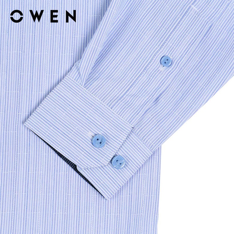 Áo Sơ mi dài tay nam Owen Cafe Regularfit mùa xanh nhạt - AR91623DT | BigBuy360 - bigbuy360.vn