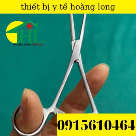 Panh Y Tế, Pen Kẹp Y Tế, Panh Thẳng Có Mấu 16cm - Hàng Pakistan