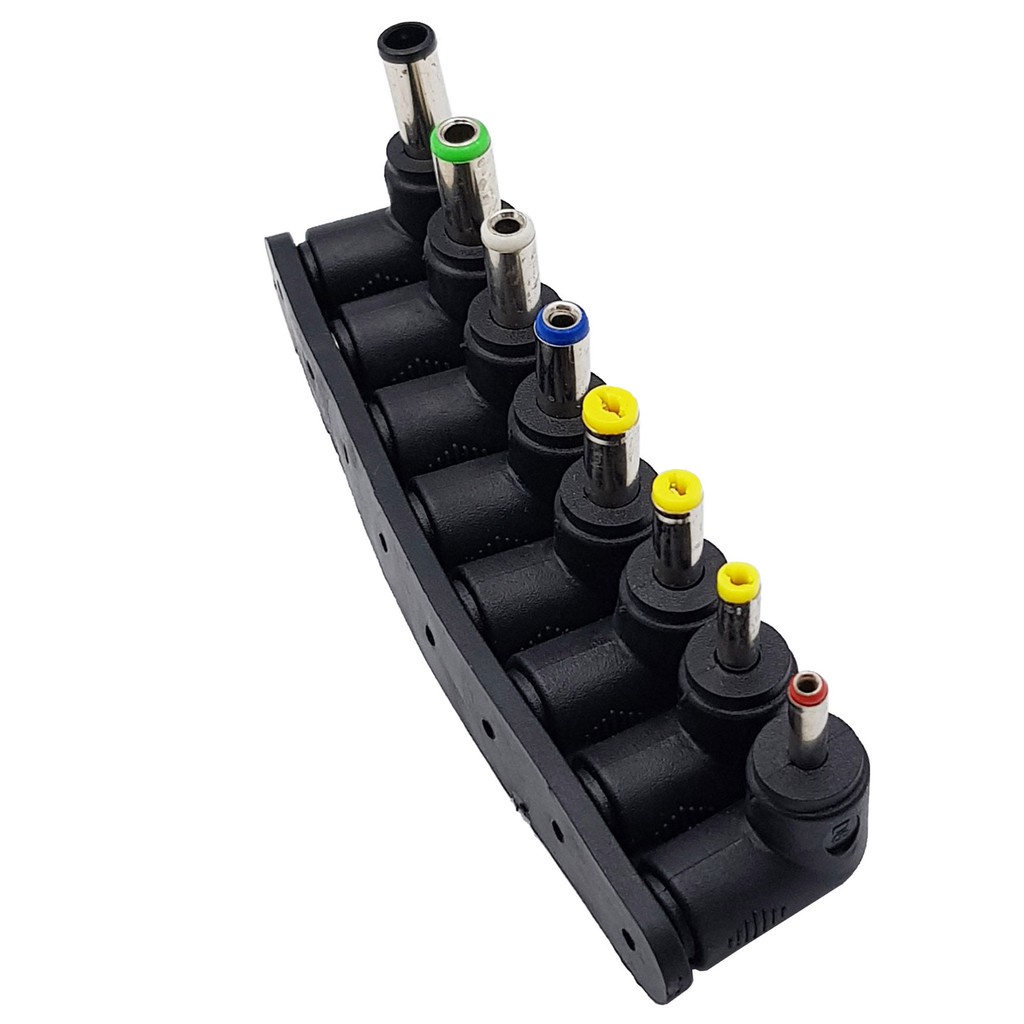 Bộ đầu chuyển đổi từ jack DC 5.5x2.1mm 8 đầu thẳng, 8 đầu vuông góc, 10 đầu thẳng