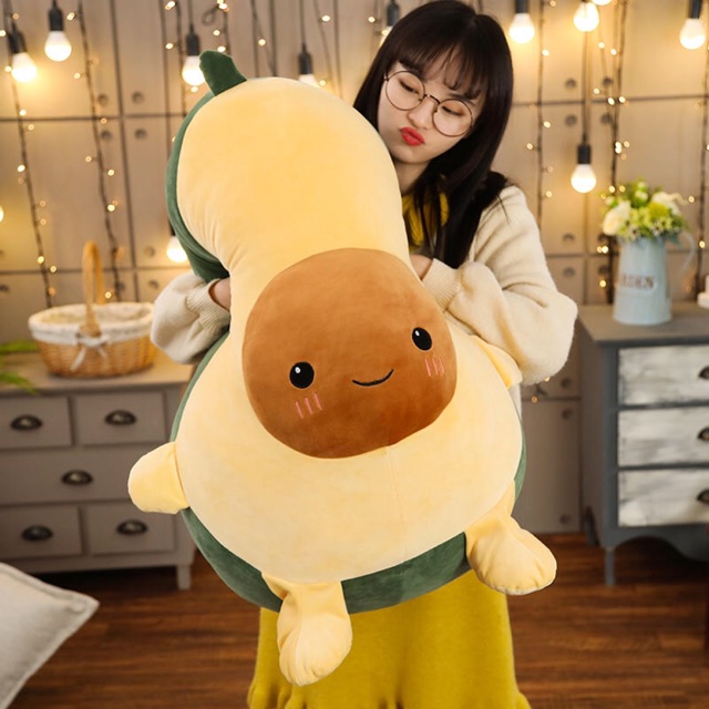 Gấu bông quả bơ siêu iu ạ, làm quà tặng người lớn hay trẻ con đảm bảo ai cũng thích
