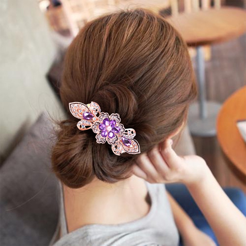 Kẹp Tóc Đính Đá Thời Trang Cho Nữ