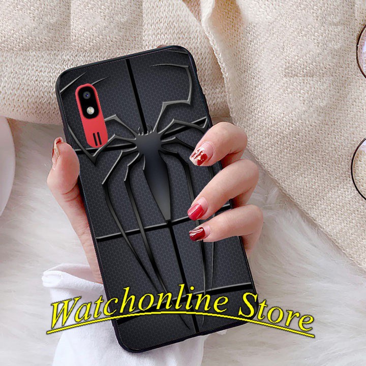 Ốp lưng phủ bóng cho Xiaomi Note 8 / Note 8 pro Mi 8 Mi 8 se Mi 9 Note 9s Note 9 pro họa tiết Nhện