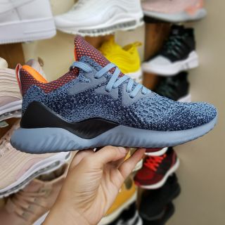 [TẶNG HỘP+TẤT]Giày thể thao giày sneaker Alpha bounce xanh cam