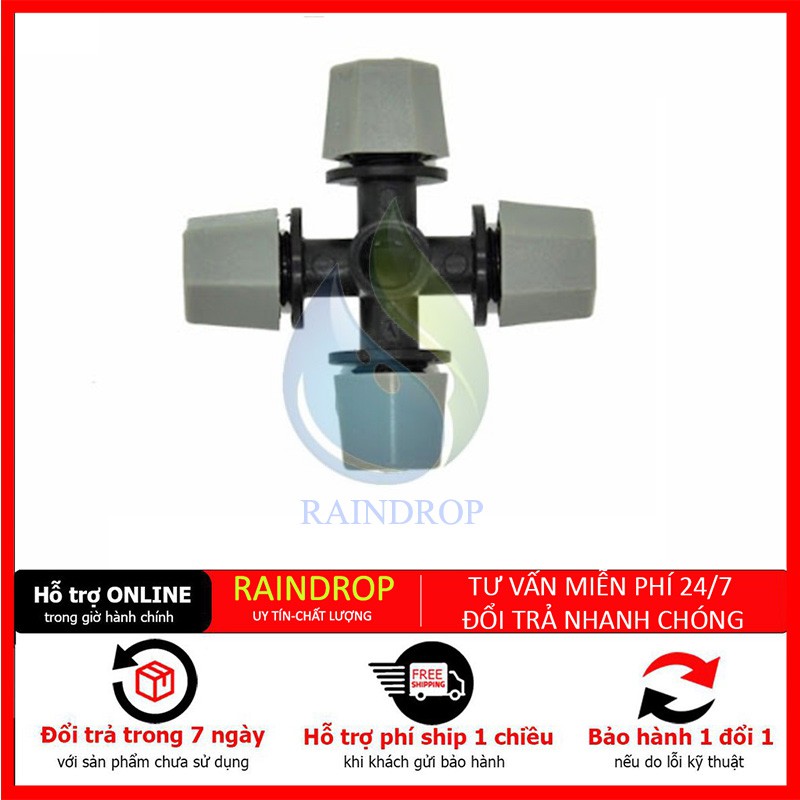 Bộ 10 Béc Phun Sương 4 tia màu xám- Bảo hành 12 tháng