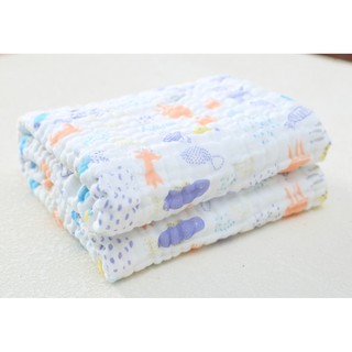Khăn xô tắm nhăn 6 lớp siêu thấm hút [Chuyên đồ sơ sinh]