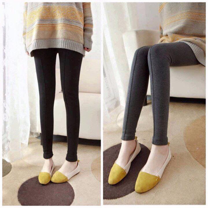Quần bầu legging coton không đáp bụng có chun điều chỉnh co giãn thoải mái   QB555