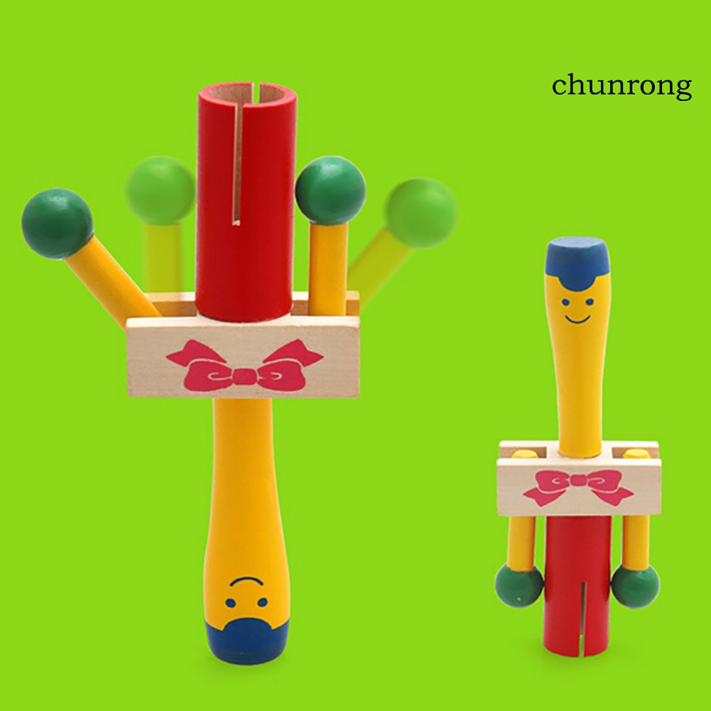 Lục Lạc Gỗ Cầm Tay Dễ Thương Cho Bé