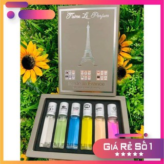 Hộp 6 chai nước hoa mẫu thử dạng lăn - set nước hoa mini - cực thơm