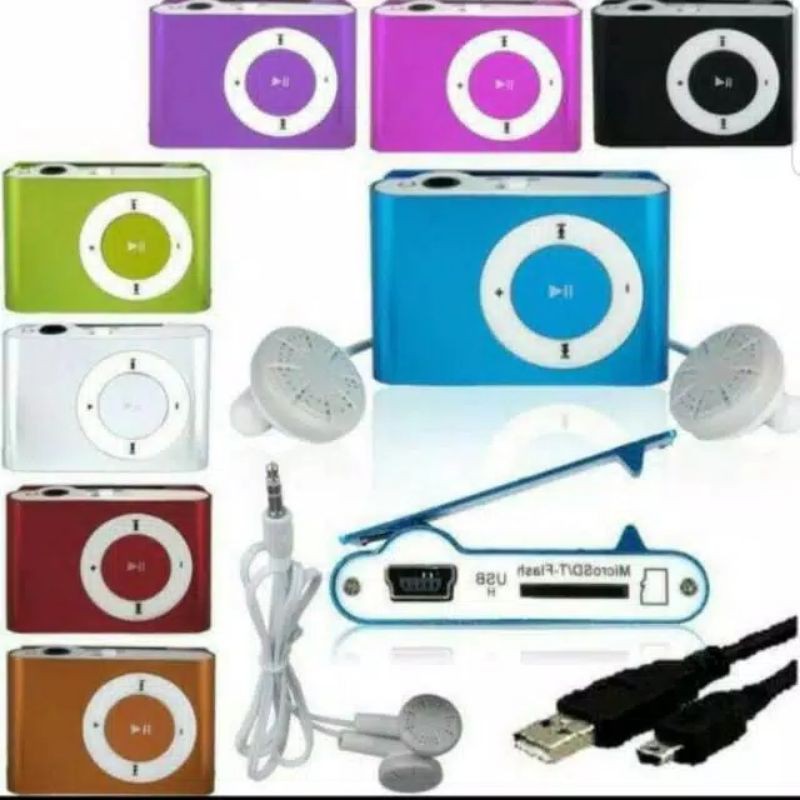 Máy Nghe Nhạc Mp3 Bằng Sắt Nhiều Màu Sắc