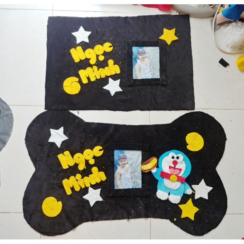 2 bộ chăn gối handmade cho bé