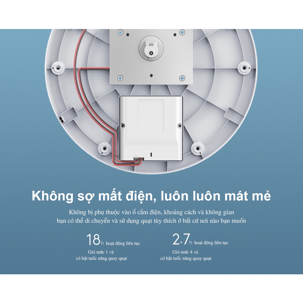 Quạt đứng thông minh Mi Smart Standing Fan 2 Lite, quạt thông minh 3 chế độ gió, điều khiển giọng nói, app