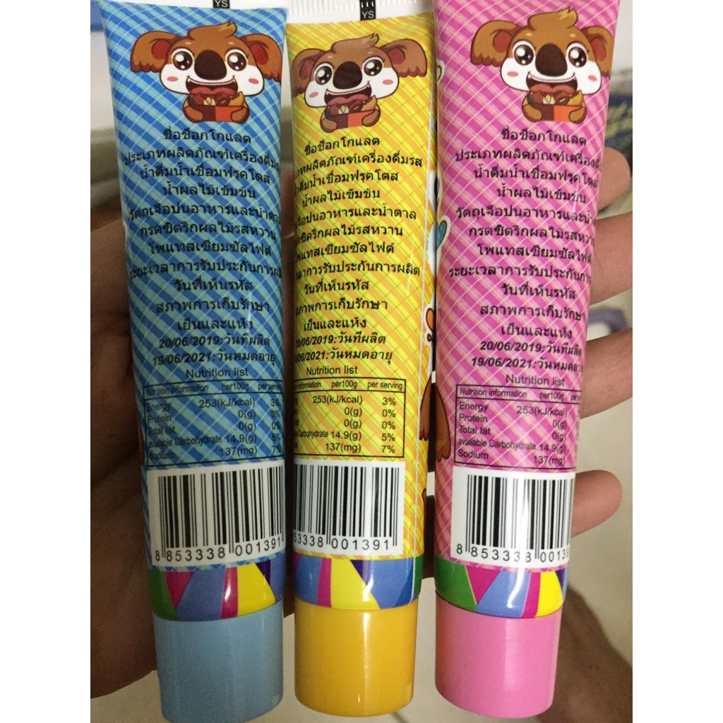 Kẹo kem đánh răng 3 vị