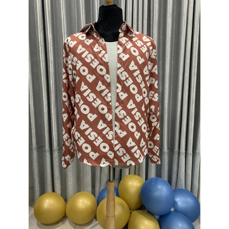 Áo sơ mi tay dài Unisex nam nữ form rộng mẫu mới | BigBuy360 - bigbuy360.vn