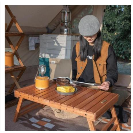 Bàn gỗ gấp Glamping NatureHike NH20JJ031