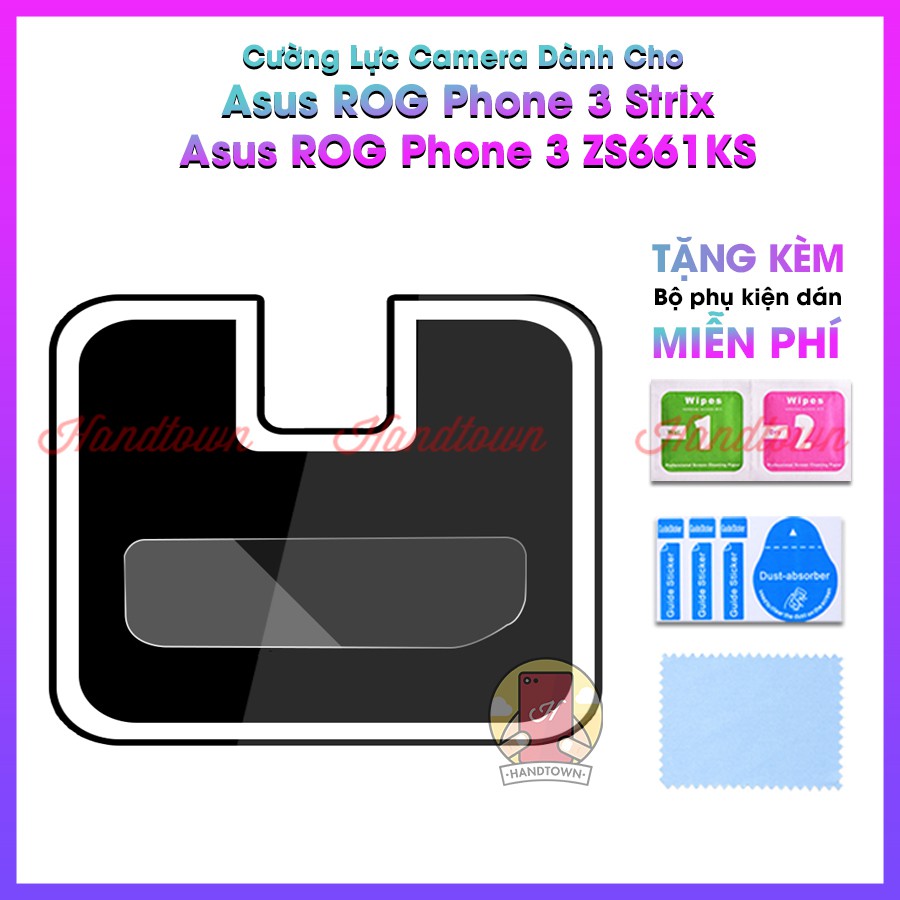 Kính Cường Lực Camera Asus ROG Phone 3 ZS661KS / Asus ROG Phone 3 Strix Chống Va Đập Bảo Vệ Camera khỏi Trầy Xước