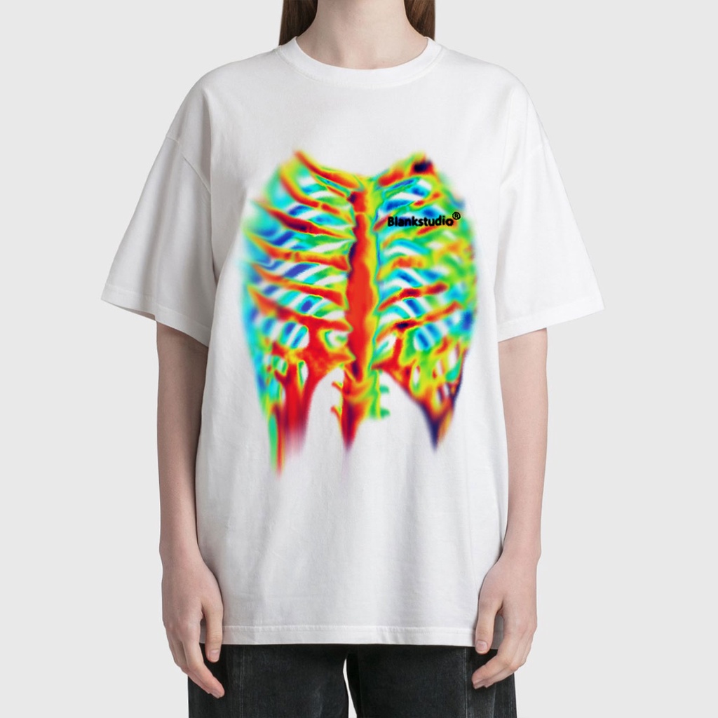 BLANK | Áo Thun BONE Tay Lỡ Unisex - Đen/Trắng/Cafe Sữa Cổ Tròn