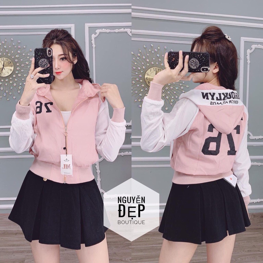 ÁO KHOÁC DÙ NỮ 2 LỚP - IN SỐ 76 THỜI TRANG CÁ TÍNH | BigBuy360 - bigbuy360.vn