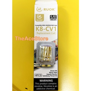 Cuộn dây điện trở RUOK 0.3 tương thích với nhiều dòng máy VooPoo PnP