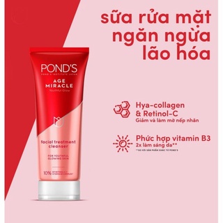 Sữa rửa mặt ngăn ngừa lão hoá Ponds 100gr