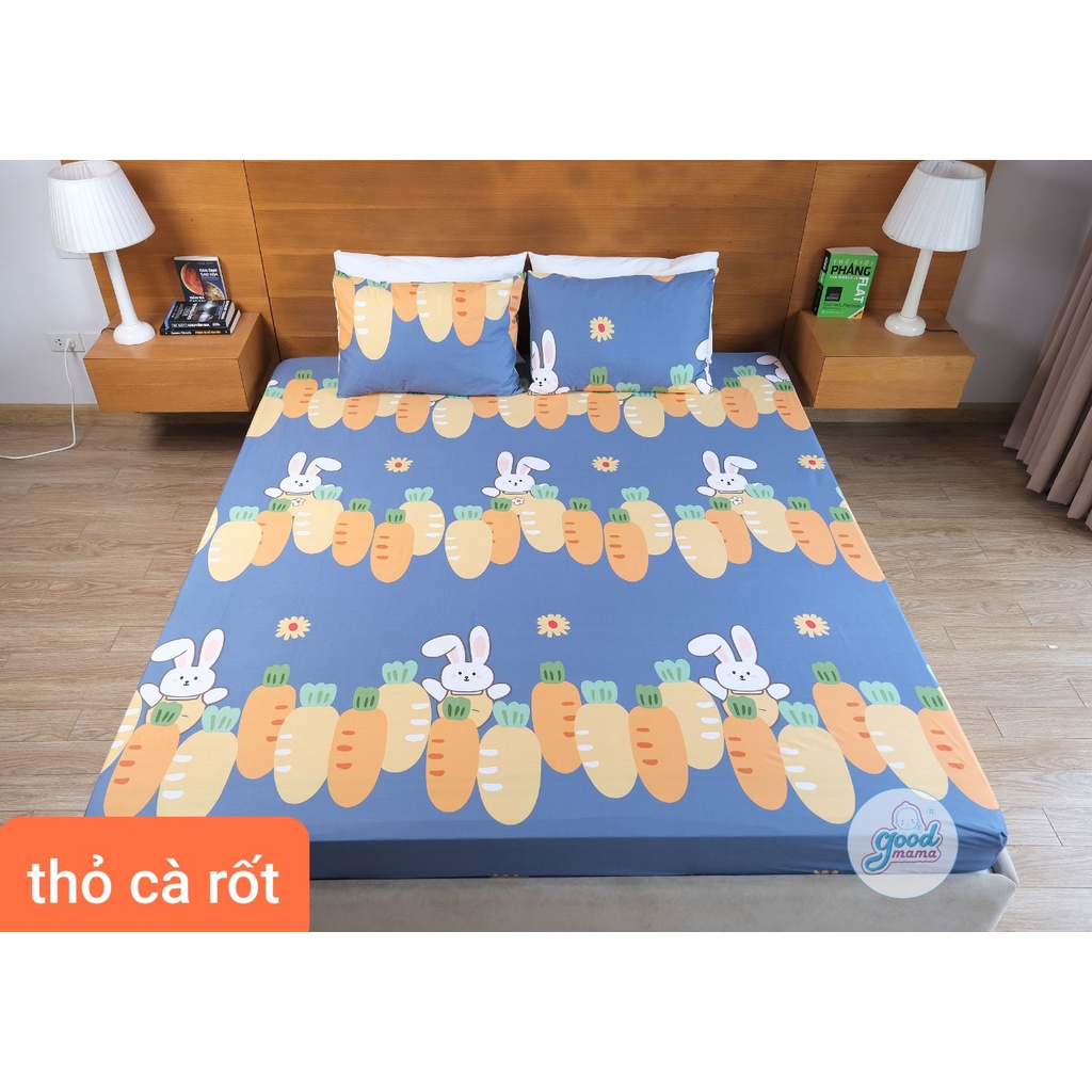 Ga chống thấm cotton Goodmama 100% cotton bảo hành 6 tháng lớp chống thấm lỗi 1 đổi 1