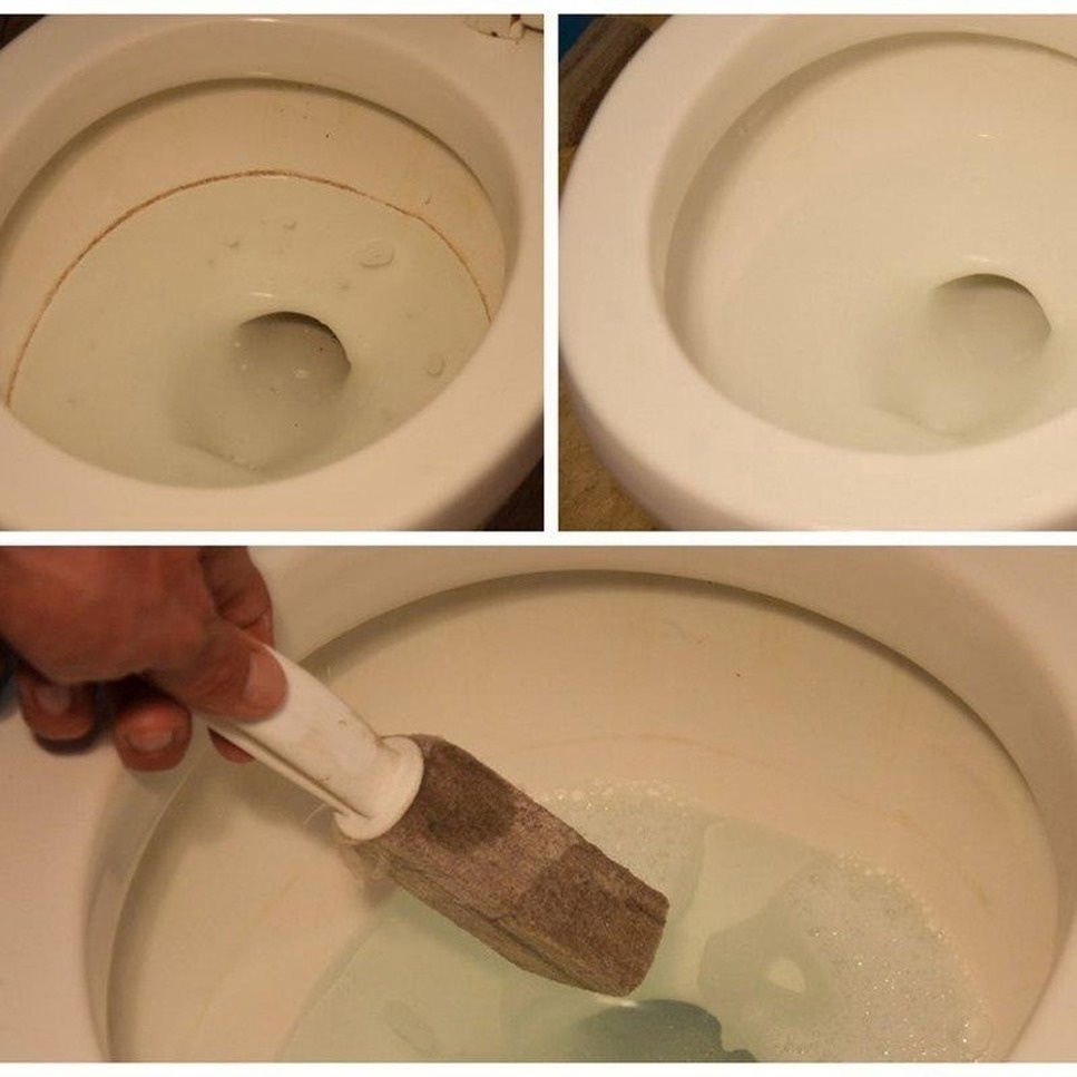 Trong kho!🇻🇳【Giao hàng tận nơi nhanh chóng】4 cái Chậu nhà vệ sinh Nước Đá bọt tự nhiên Bàn chải làm sạch Cây đũa phép Làm sạch bồn tắm Dụng cụ làm sạch bàn chải#spz