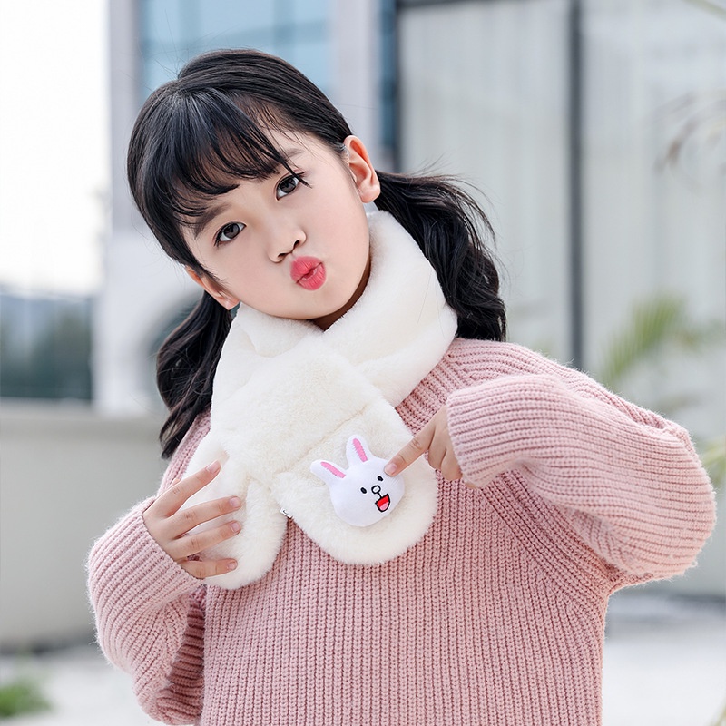 Khăn quàng cổ cho bé, khăn choàng cổ gắn họa tiết dễ thương cho bé trai bé gái từ 1 đến 12 tuổi