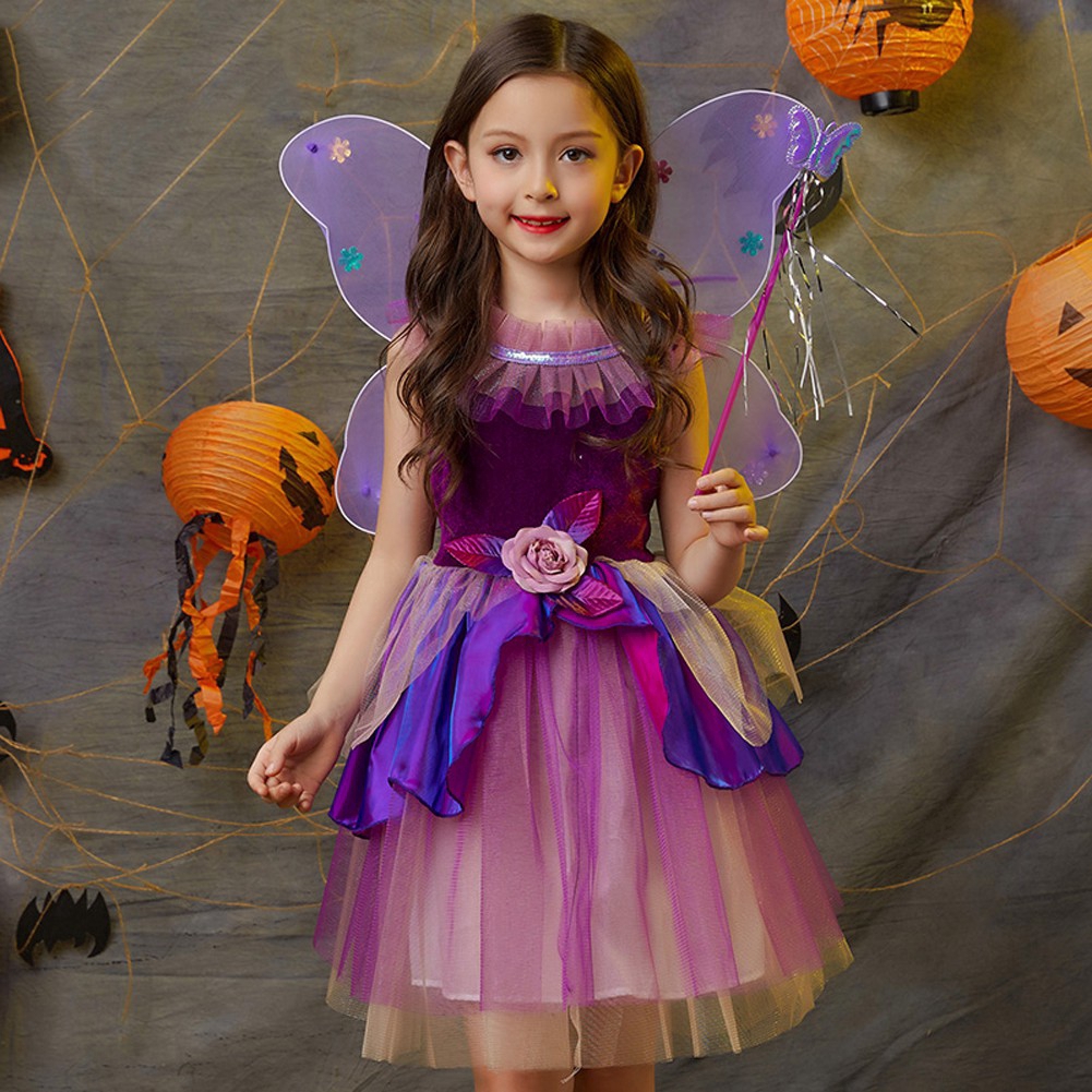 Bộ đồ hóa trang 3 món nàng tiên bướm cho bé gái