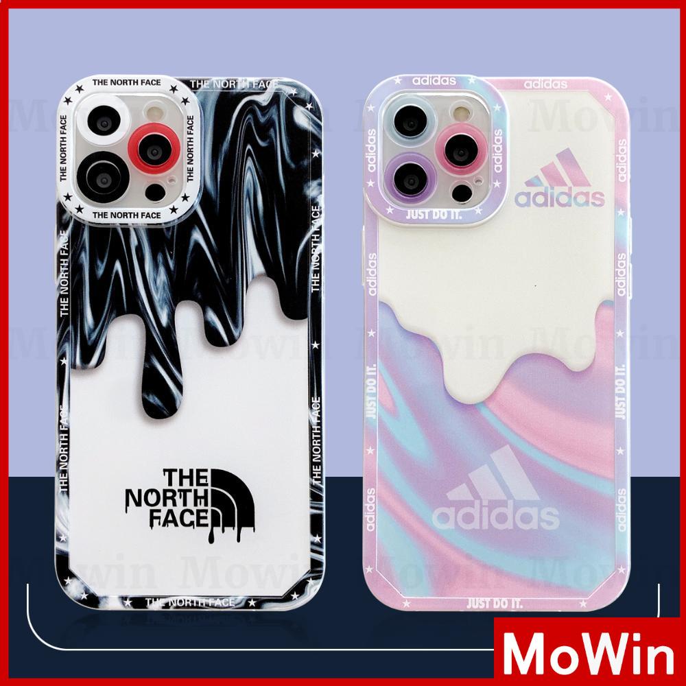Ốp điện thoại silicon viền vuông màu nước gradient phù hợp cho Iphone 13 Pro Max 11 Pro Max 7 Plus 8 Plus XR XS Max MW