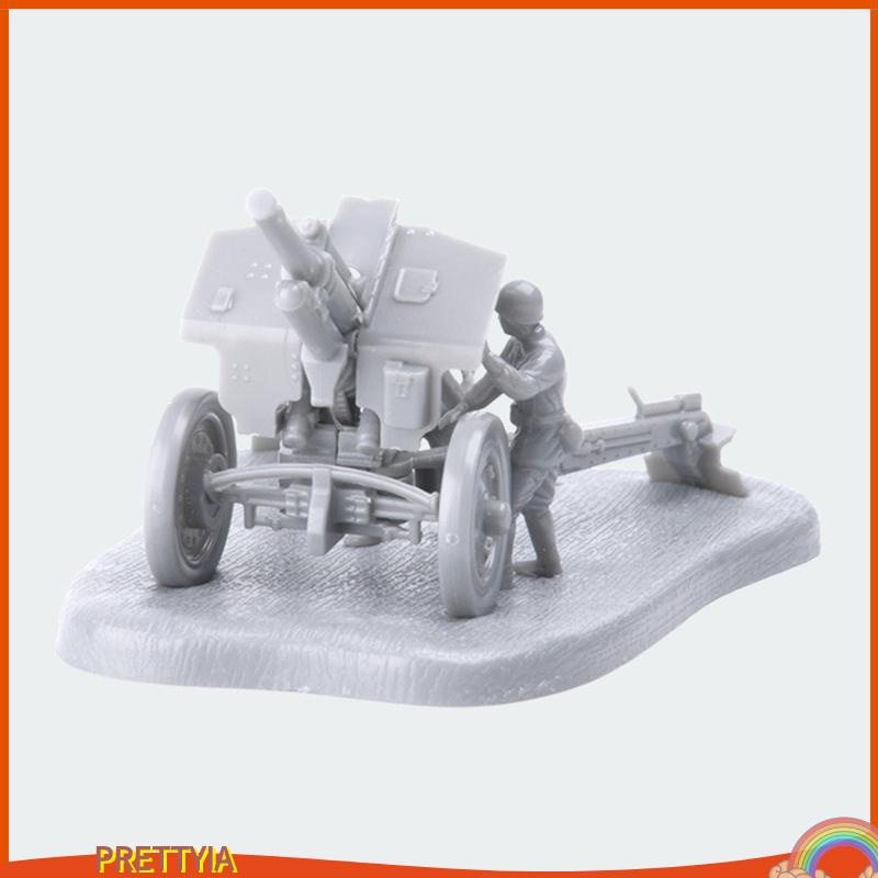 4D Wwii 1:72 Scale M1938 Soviet Artillery Cannon Assembly Model Toy Display