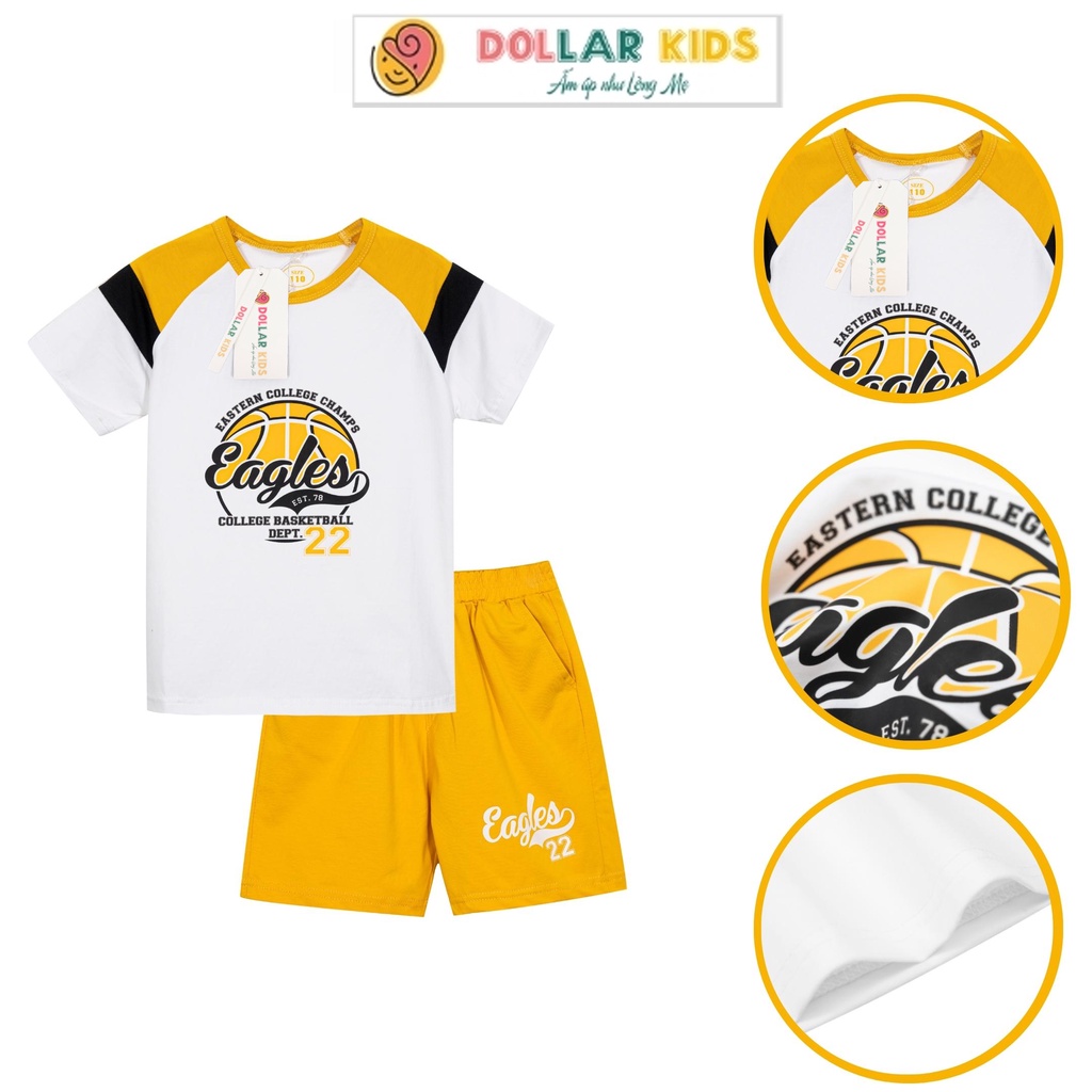 Đồ Bộ Bé Trai Dollarkids 100%Cotton Từ 10Kg Đến 48kg