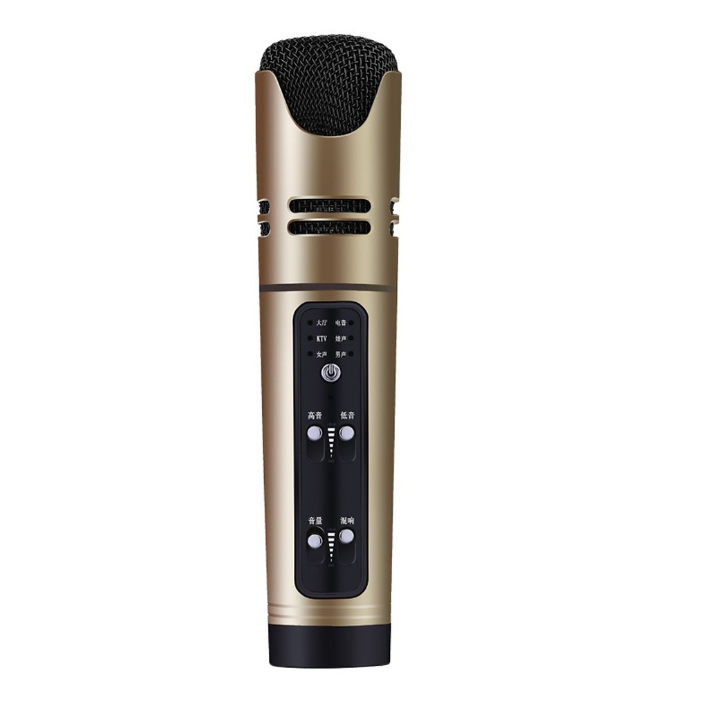 MICRO KARAOKE LIVESTREAM C16 nhỏ gọn tiện lợi hát hay như bộ thu âm chuyên nghiệp