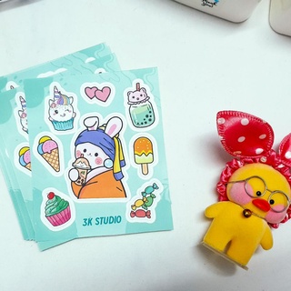 SET STICKET THỎ CUTE - TEM DÁN HÌNH THỎ DỄ THƯƠNG