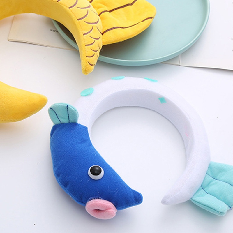 Băng Đô Cài Tóc Hình Tai Thú Nhồi Bông Xinh Xắn