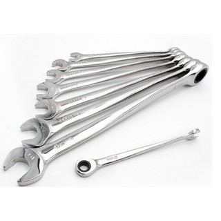 Cờ lê vòng miệng tay đòn tự động 8-19mm SATA 46301-46312