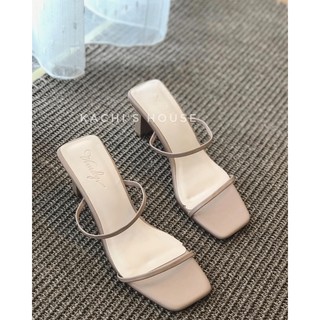 Dép vimily cao gót 2 quai mảnh