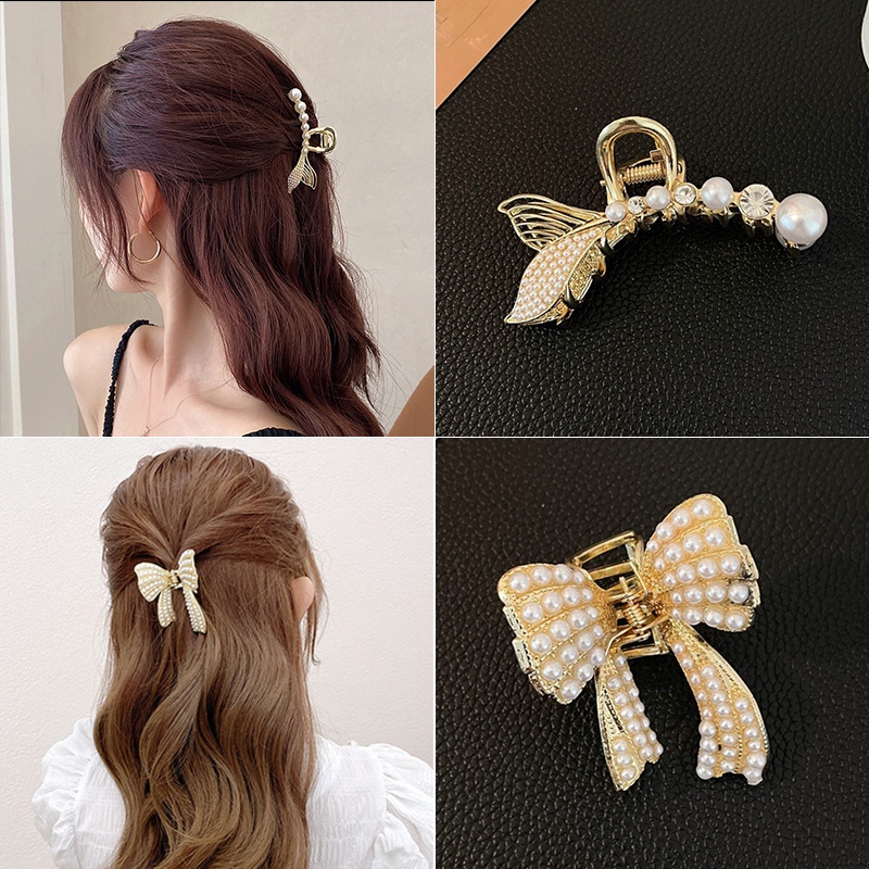 Kẹp tóc nhiều mẫu mã phong cách thời trang Hàn Quốc