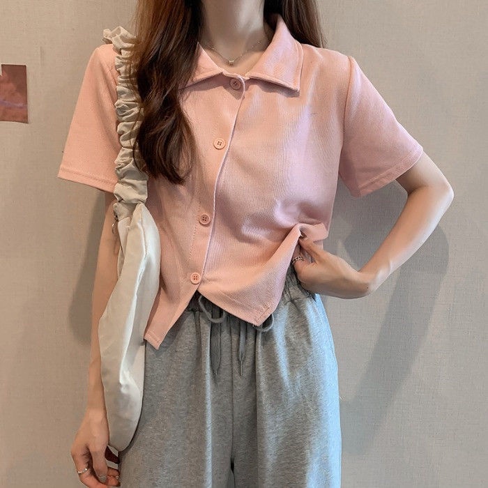 Áo polo Dáng Ôm Màu Trắng Thiết Kế Độc Đáo WT-TX-302