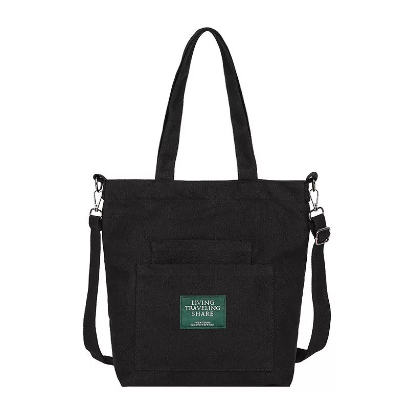 Túi Tote Living Traveling Phong Cách Hàn Quốc BT17