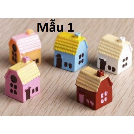 Tiểu cảnh - Ngôi nhà có ống khói mini