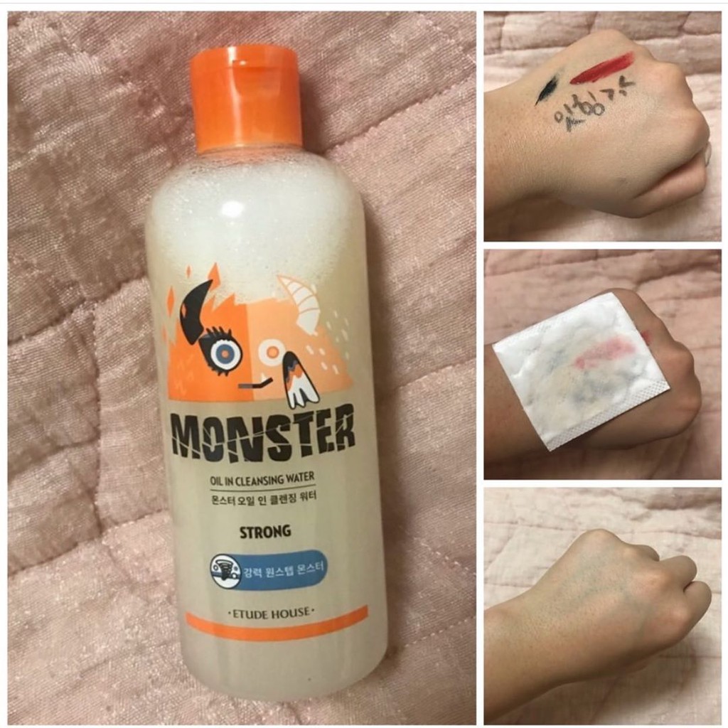 Set tẩy trang kèm refill ETUDE HOUSE MONSTER OIL IN CLEANSING