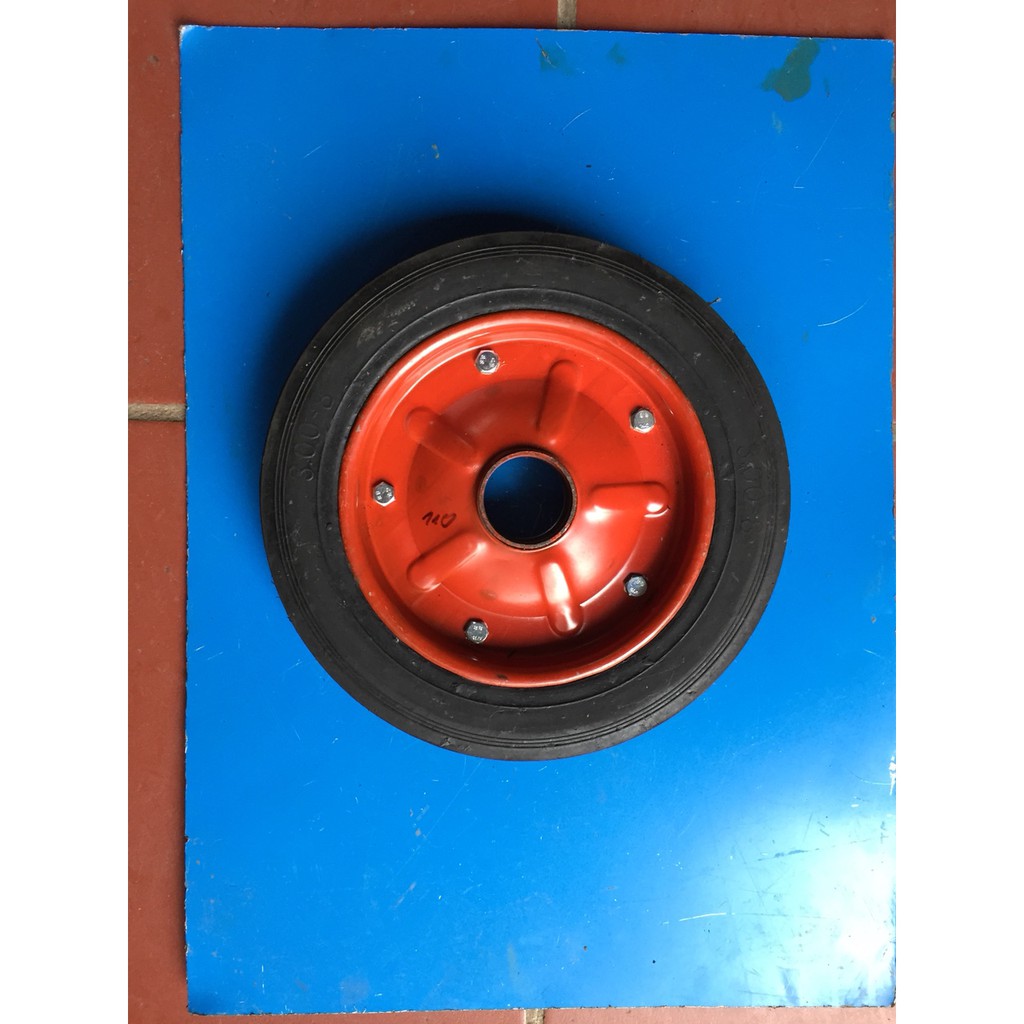 Bộ 2 bánh xe 300-8 đặc tặng kèm 2 đôi bi, bánh xe đẩy hàng siêu bền