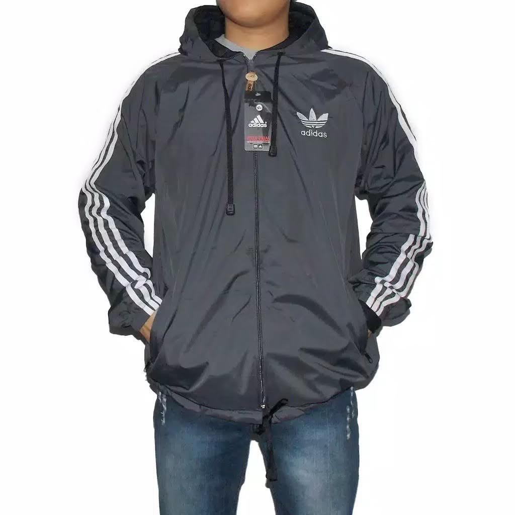Áo Khoác Dù Adidas Kẻ Sọc Trắng Chất Lượng Cao Cho Nam Nữ