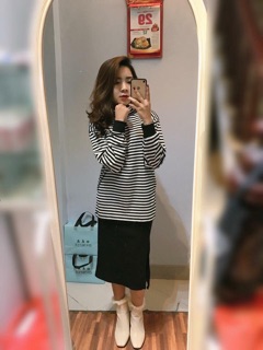 Chân váy xẻ vạt