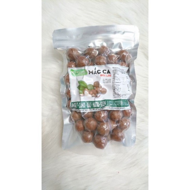 500gram Hạt Macca Organic ĐăkLăk size A (sấy lạnh) giữ trọn vẹn dinh dưỡng hạt (hạt mắc ca)