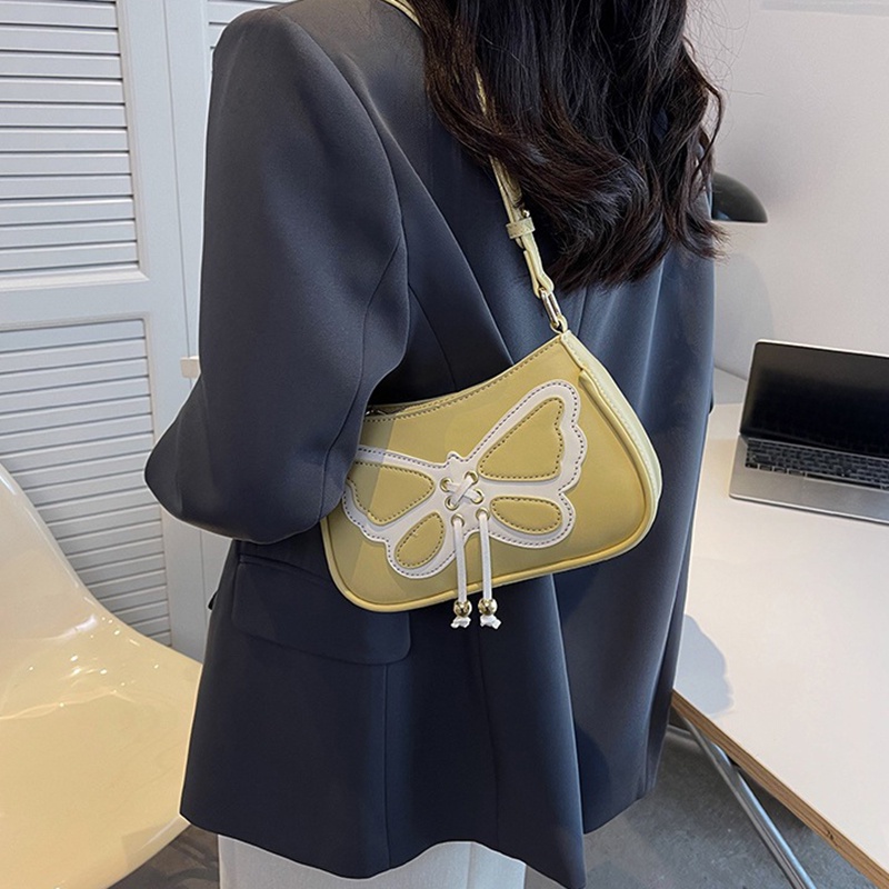IELGY Túi Đeo Chéo In Họa Tiết Bươm Bướm Thời Trang Cho Nữ
