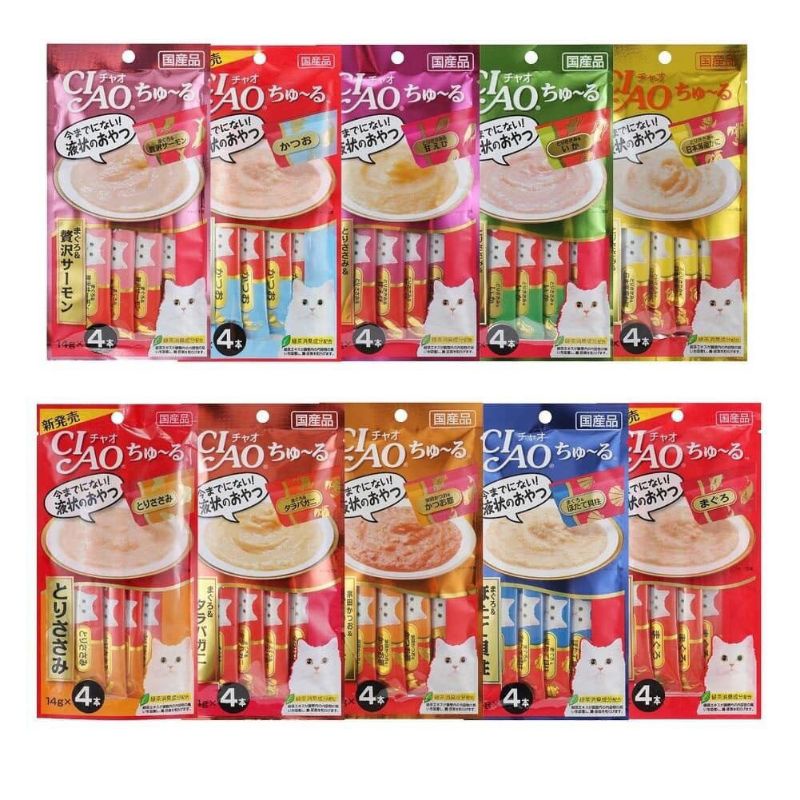 ⚡Ship liền trong ngày⚡Tân Bình_ Súp thưởng Ciao cho mèo -Katy Shop