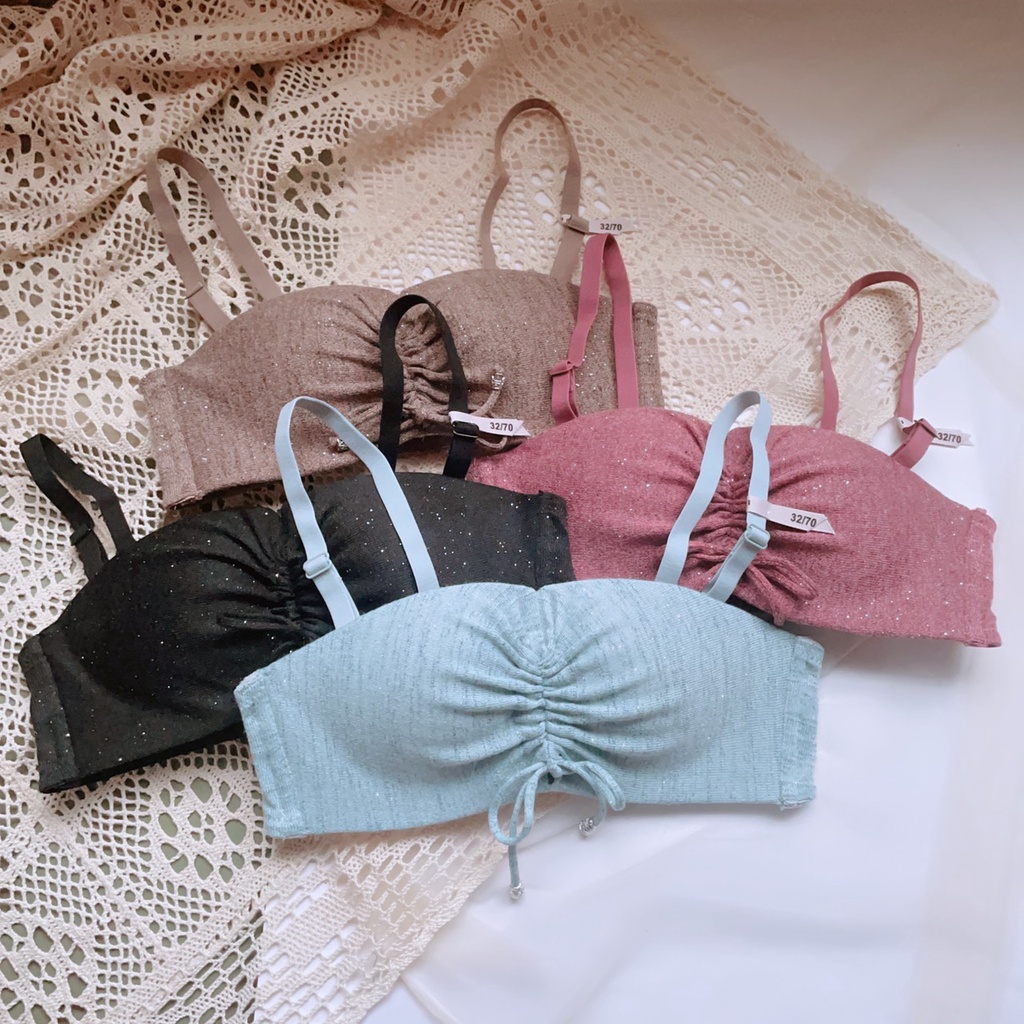 Áo lót nữ nâng ngực không dây sexy cao cấp CharmAiry áo ngực nữ không gọng tự nhiên, tạo khe dây rút NHŨ | BigBuy360 - bigbuy360.vn