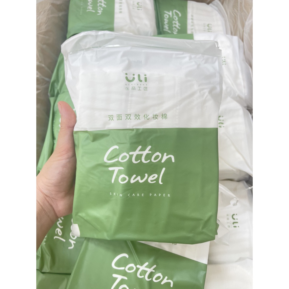 Bông Tẩy Trang ULI Cotton Pads 3 Lớp 200 miếng