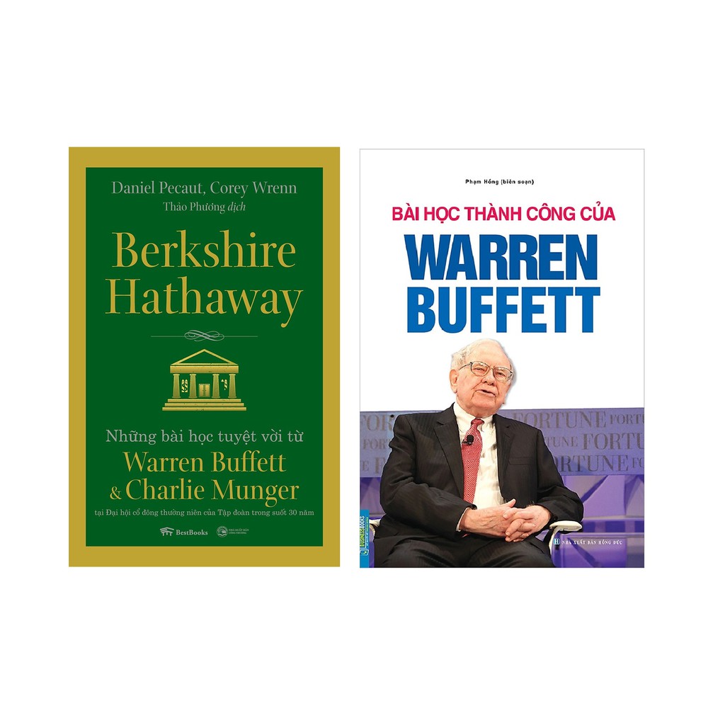 Sách - Combo Những Bài Học Tuyệt Vời Từ Warren Buffett &amp; Charlie Munger + Bài học thành công của Warren Buffett